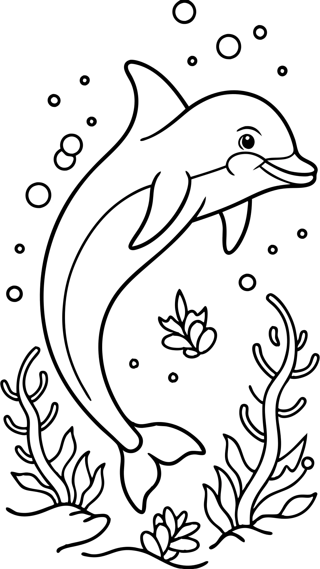 coloring pages dolphin